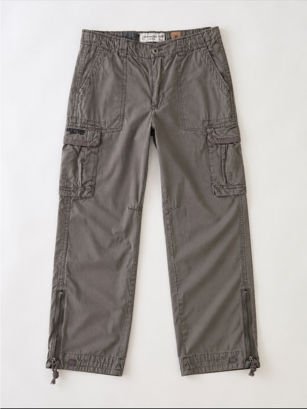 Y2K Abercrombie & Fitch Adirondack Paratrooper Cargo Pants Men XL Utility
